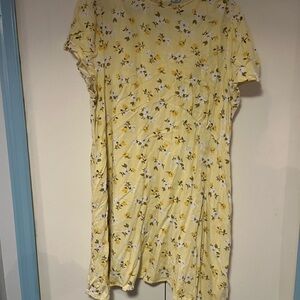 Old Navy Creamy Yellow Floral Sundress
